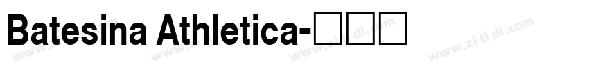 Batesina Athletica字体转换